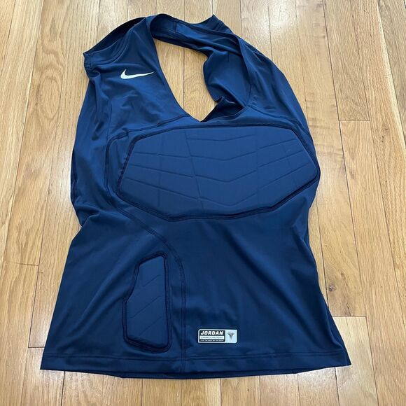 Nike Pro Custom Athlete Carmelo Anthony‎ Padded Tank Top Blue AA0800-451